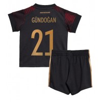 Otroški Nogometni dresi Nemčija Ilkay Gundogan #21 Gostujoči SP 2022 Kratek Rokav (+ Kratke hlače)